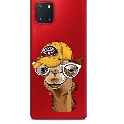 Zoologix (56) Samsung Galaxy Note 20 Şeffaf Kılıf Silikon Desenli