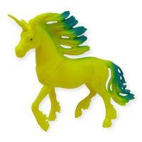 Çiftlik Hayvanları Serisi - Efsanevi Unicorn 12 cm - Sarı - Yeşil