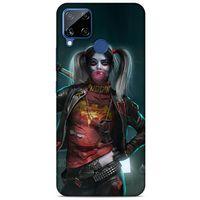 Realme C15 Uyumlu Kılıf Harley Quinn (7) Telefon Kılıfı Koyu Yeşil