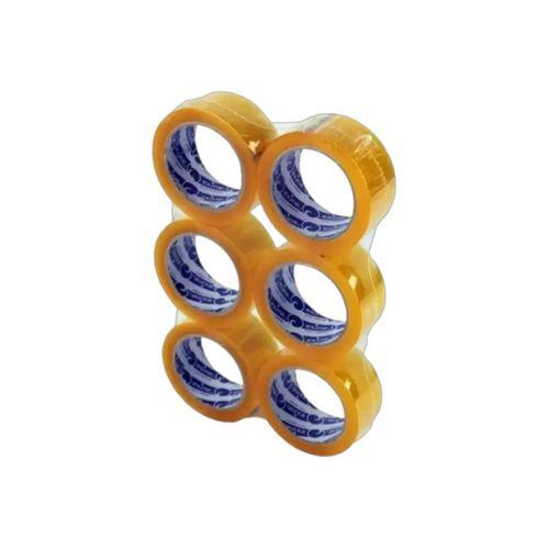 6 adet Şeffaf Koli Bandı Güçlü Yapışkan Yüzey 40 mm 100 metre Royaleks