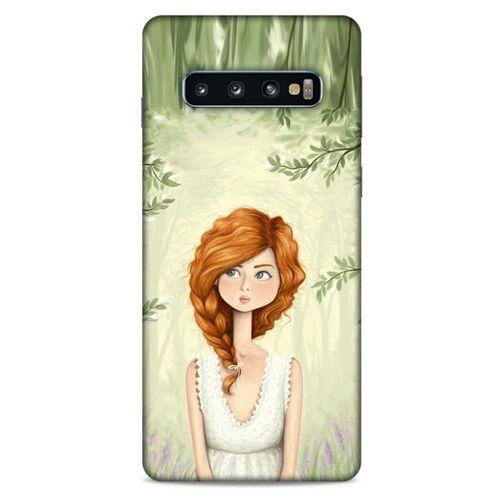 Samsung Galaxy S10 Kılıf Depresyon (25) Antişok Kapak Siyah Gri