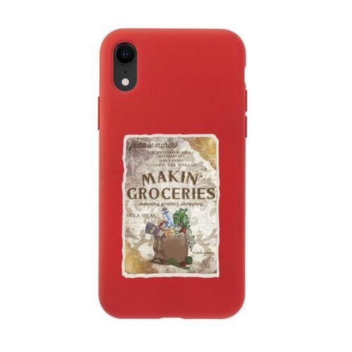 iPhone Xr Makin Groceries Premium Silikonlu Telefon Kılıfı