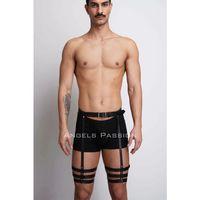 Erkek  Jartiyer Harness, Erkek  Bacak Aksesuar, Erkek  Fantezi Giyim - Brfm170