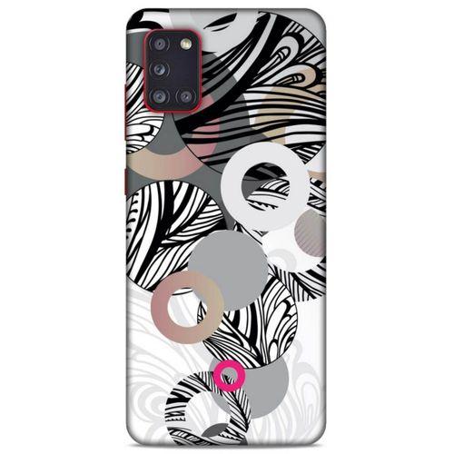 Lopard Samsung Galaxy A31 Uyumlu Kılıf Soyut Sanat (42) Desenli Rugged Armor Kılıf