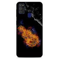 Lopard Samsung Galaxy M21 Uyumlu Kılıf FireX (8) Baskılı Kılıf Keman
