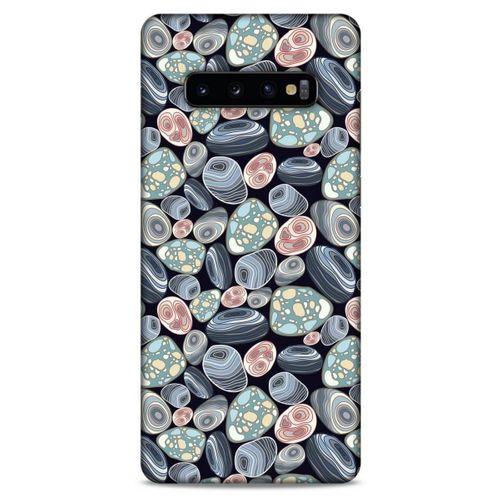 Samsung Galaxy S10 Plus Kılıf Baskılı Özel Seri Taşlı (14) Lansman Kılıf