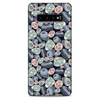 Samsung Galaxy S10 Plus Kılıf Baskılı Özel Seri Taşlı (14) Lansman Kılıf