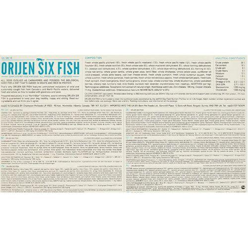 Orijen 6 Six Fish Tahılsız Balıklı Yetişkin Köpek Maması 2 Kg