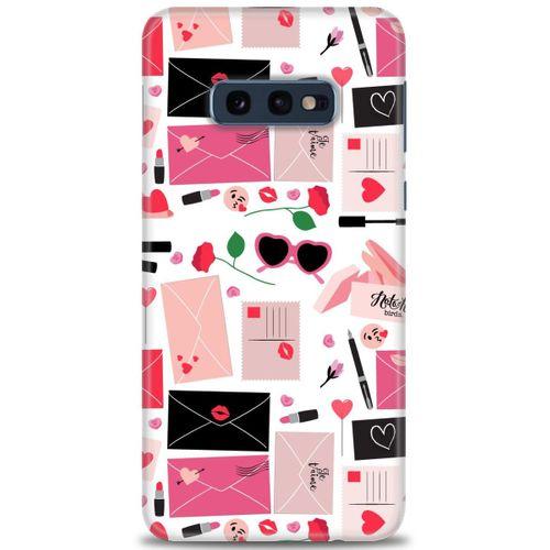 Samsung Galaxy S10E Kılıf HD Baskılı Kılıf - Je Taime + Tam Ekran Koruyucu