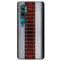 Xiaomi Mi Cc9 Pro Kılıf Patchwork (11) Tam Koruma Siyah Gri