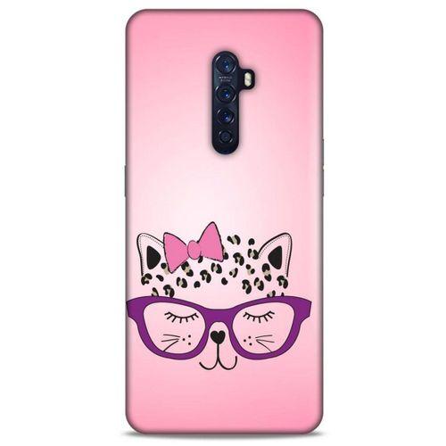 Lopard Oppo Reno 2 Uyumlu Kılıf Kediler (12) Koruyucu Silikon Kurdelalı