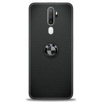 Oppo A5 2020 Kılıf HD Baskılı Kılıf - Bmw Siyah + Tam Ekran Koruyucu