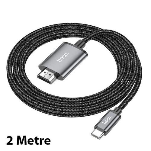 Hoco UA27 Type-c To HDMI HDTV Dönüştürücü Adaptör (4K 30Hz) Kablo