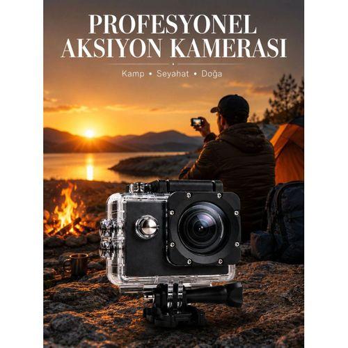 4k Wifi Aksiyon Kamerası Ultra Hd Su Geçirmez Spor Kamerası