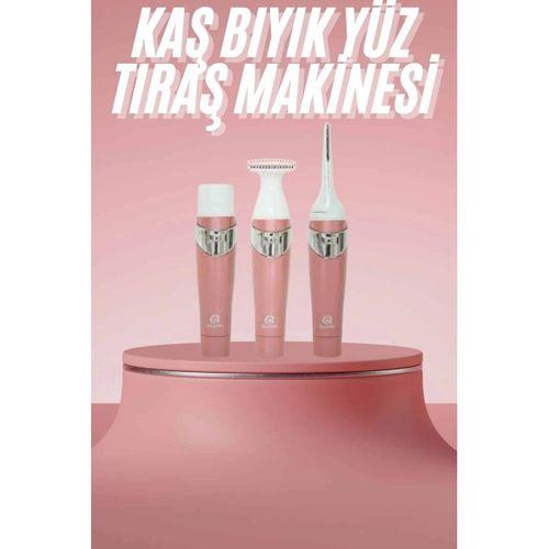 3 Başlıklı Kıl Tüy Temizleyici Epilasyon Aleti Tüm Cilt Tiplerine Uygun