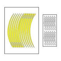 YAMAHA Yamaha Florasan Sarı Iv Nmax Uyumlu 1 Set Jant Şeridi