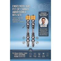 2 li PZ2 65mm Çift Taraflı Amortisörlü Manyetik Yıldız Bits Tornavida Vidalama Ucu Seti S2 Çelik 723552