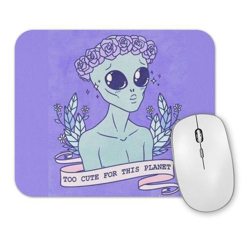 Cute Alien Uzaylı Mouse Pad.jpg