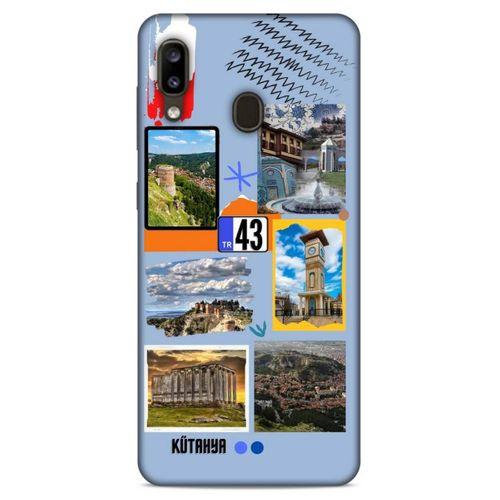 Lopard Samsung Galaxy A20 Uyumlu Kılıf Şehirli ※ (43) Kütahya Thin Fit Kılıf