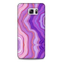 Mermer Desenli (46) Tema Core Armor Kılıf Lavanta Samsung Galaxy Note 5 Kılıf