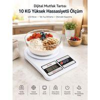 Net Lcd Ekran Ve Otomatik Kapanma Özelliği İle Uzun Ömürlü Dijital Mutfak Tartısı