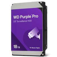 18 TB WD 3.5 PURPLE PRO SATA3 7200RPM 512MB 7/24 GUVENLIK WD181PURP (3 YIL RESMI DIST GARANTILI)