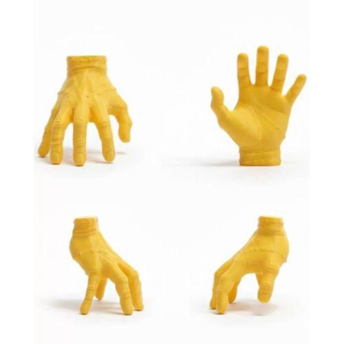 3d Sarı El Dekoratif Biblo 17x16 Cm Modern Ev Aksesuarı