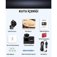 PRUVEEO D30 WI-FI 4K ARAC KAMERASI