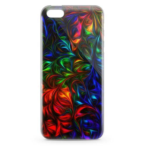 Apple iPhone SE Kılıf Fractal Art Arka Kapak Koruma Desenli Full Koruyucu