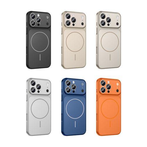 Apple iPhone 14 Pro Max Kılıf Zore M-Safe Şarj Özellikli Kamera Korumalı Formen Kapak