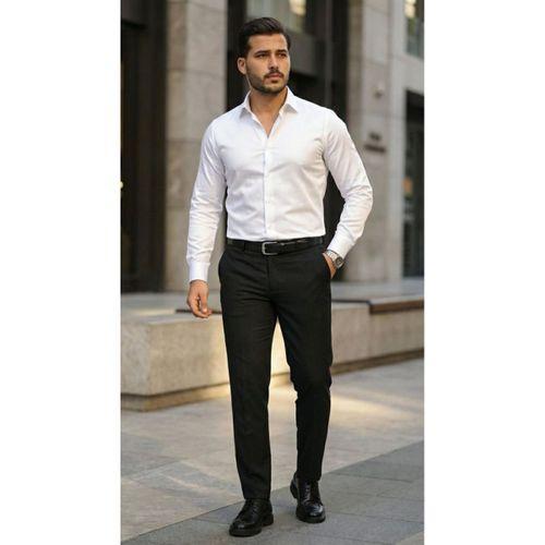 Erkek Saten Klasik Gömlek