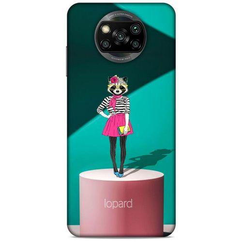 Xiaomi Redmi Poco X3 Kılıf FunnyMaX (10) Full Koruma Kılıfı Yeşil Pembe