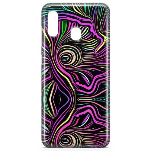 Samsung Galaxy A40 Kılıf Türbülans Arka Kapak Koruma Desenli Full Koruyucu