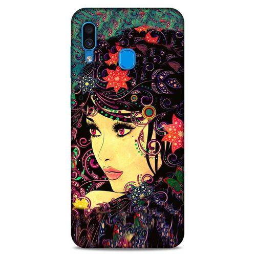 Lopard Samsung Galaxy A30 Uyumlu Kılıf Sürreal Yüzler ♀ (41) Tank Kılıf Baskılı
