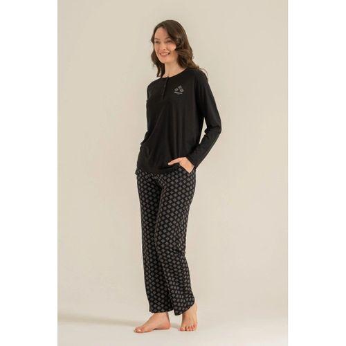 Kadın Pijama Takımı - Uzun Kollu