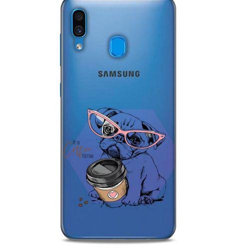 Zoologix (7) Samsung Galaxy A30 Şeffaf Kılıf Silikon Desenli