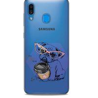 Zoologix (7) Samsung Galaxy A30 Şeffaf Kılıf Silikon Desenli