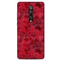 Mermer Desenli (6) Tema Silikon Kılıf Kırmızı Xiaomi Mi 9T Kılıf