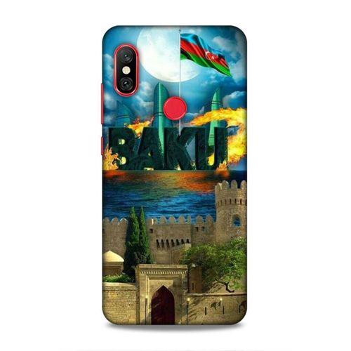 Xiaomi Redmi Note 6 Pro Uyumlu Kılıf Azarbaijan (50) Shockproof Kılıf Bakü Simgeler