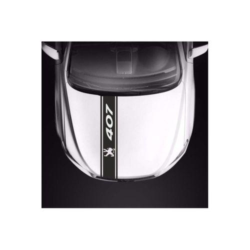 Peugeot 407 İçin Uyumlu Aksesuar Oto Kaput Şerit Sticker