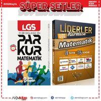 Metin Yayınları 8. Sınıf LGS Parkur Matematik ve Liderler Matematik Denemeleri 8 Yayın 16 Deneme Seti 2 Kitap