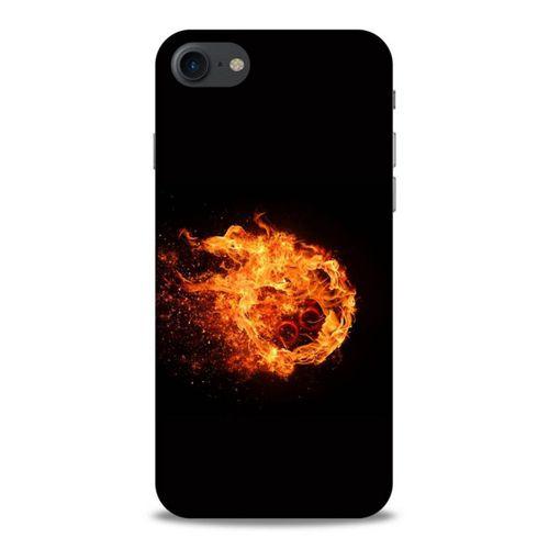 Lopard Apple Iphone 8 Uyumlu Kılıf FireX (29) Arka Koruma Kılıfı Ateş Topu