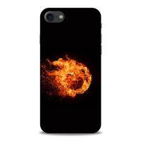 Lopard Apple Iphone 8 Uyumlu Kılıf FireX (29) Arka Koruma Kılıfı Ateş Topu