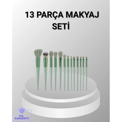 13 Parça Makyaj Fırça Seti – Ergonomik, Dökülme Yapmayan, Taşınabilir