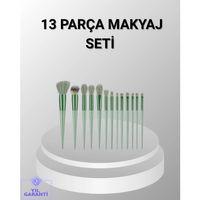 13 Parça Makyaj Fırça Seti – Ergonomik, Dökülme Yapmayan, Taşınabilir