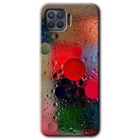OPPO Oppo Reno 4 Lite Kılıf HD Desen Baskılı Arka Kapak - Wet Bubbles