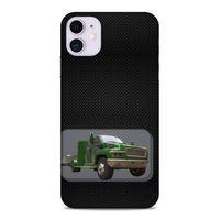 Lopard Apple Iphone 11 Uyumlu Kılıf PickUpX (25) Antişok Kapak Koyu Yeşil