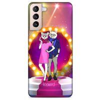 Lopard Samsung Galaxy S21 Plus Uyumlu Kılıf FunnyMax (25) Antişok Kapak