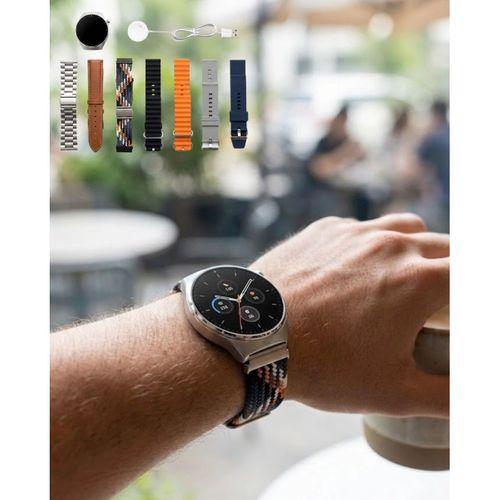 Akıllı Saat 7 Kordonlu Bluetooth Arama Nabız Takip Ve Spor Modlu Çok Fonksiyonlu