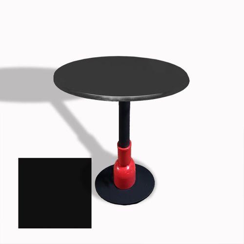 Dockers Melody Yuvarlak Masa (ESB) Çap 70cm - (Werzalit, Wermodin ve Allzalit Tabla) - Siyah